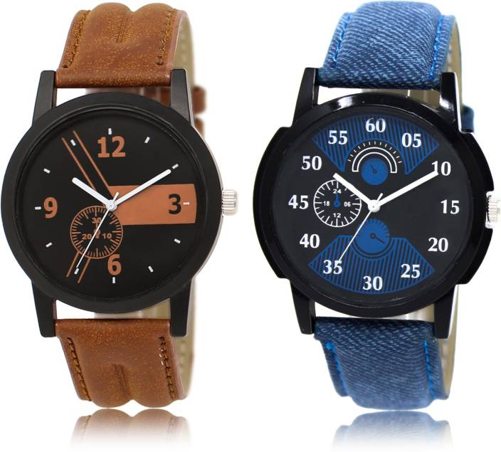 ADK LR01&02 New Stylish Attractive Combo Watch - For Men