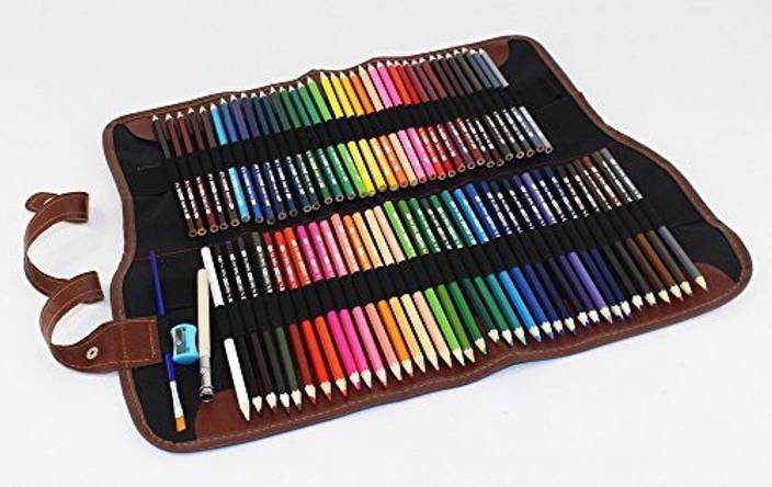 Alinshi 72pcs Watercolor Pencils Water Soluble Colored
