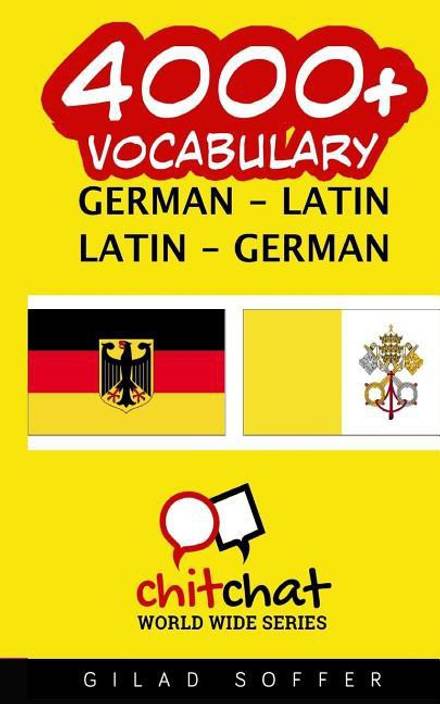 4000 German Latin Latin German Vocabulary Buy 4000 - 