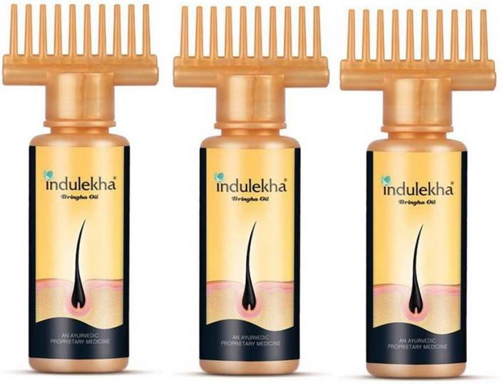 Indulekha Bringha Oil Ayurvedic Solution 3 Pack Hair Oil