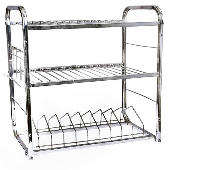Royal Sapphire Stainless Kitchen Utensils Stand 18x18 Royal Sapphire Stainless Kitchen Utensils Stand 18x18 Steel Trolley In India