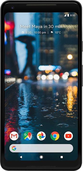 Google Pixel 2 Xl Just Black 64 Gb Buy Refurbished Google Pixel 2 Xl Smartphone Online At 2gud Com