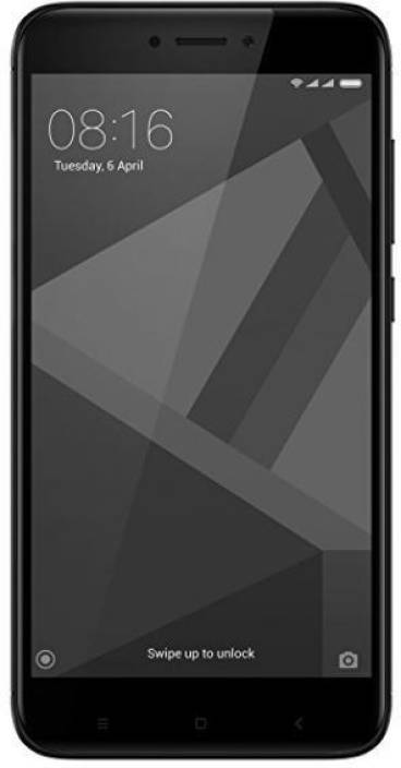 Redmi 4 Laminated Back Cover Black 16 Gb Buy Refurbished Mi Redmi 4 Laminated Back Cover Smartphone Online At 2gud Com