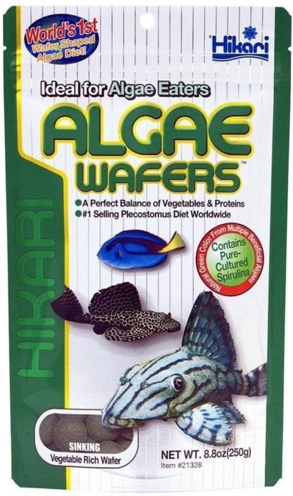 Hikari Tropical Algae Wafers Sinking Fish Food 250gm Fish