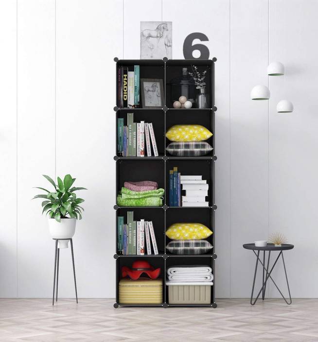 House Of Quirk 10 Cube Diy Shoe Rack Storage Drawer Unit