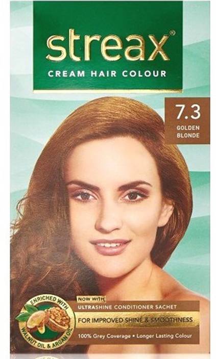 Streax Cream Hair Colour 7 3 Golden Blonde 50g Hair Color Price