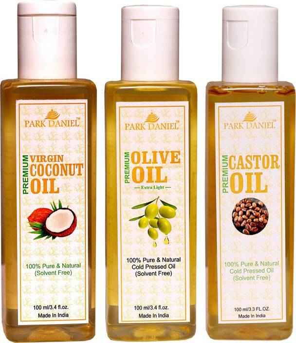 Park Daniel Premium Virgin Coconut Oil Olive Oil And Castor Oil
