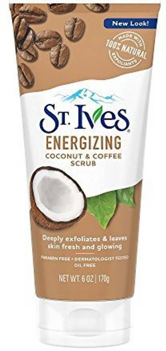 Generic St Ives Rise Energize Coconut Coffee Scrub 6 Oz