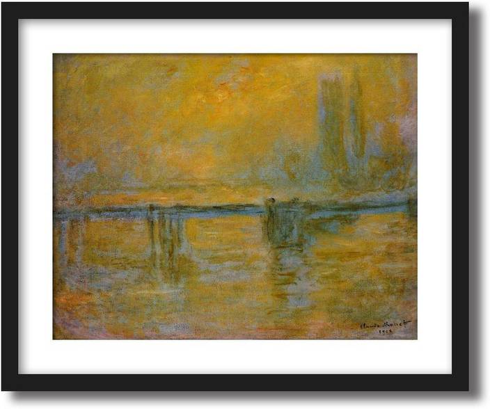 Artcentral Charing Cross Bridge 1901 Painting By Claude
