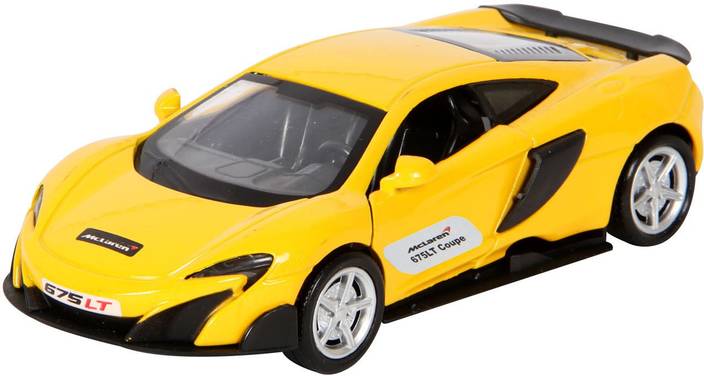 Playplay Mclaren 675lt Yellow Color Premium Diecast Models Toy