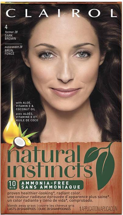 Clairol Natural Instincts 428 Nutmeg Dark Brown Semi Permanent