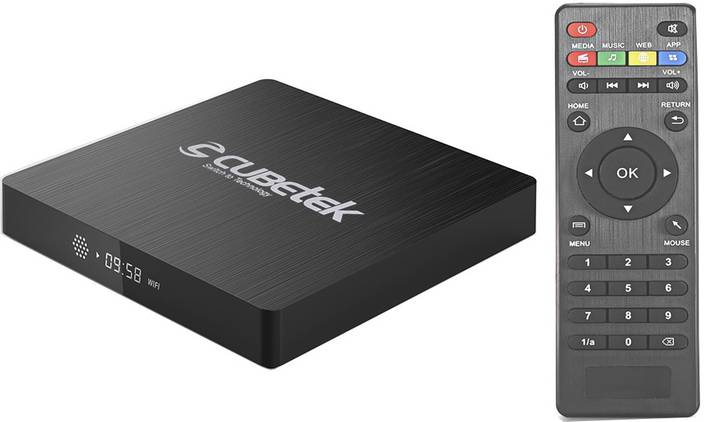 Cubetek Cb4ks12 Portable 4k Smart Tv Box With 2gb Ram 16gb Rom