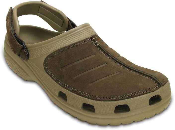 Crocs Men Khaki/Espresso Sandals