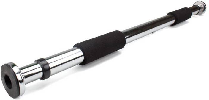 Bruzone Adjustable Door Gym Bar Pull Up Bar Chin Up Bar Silver