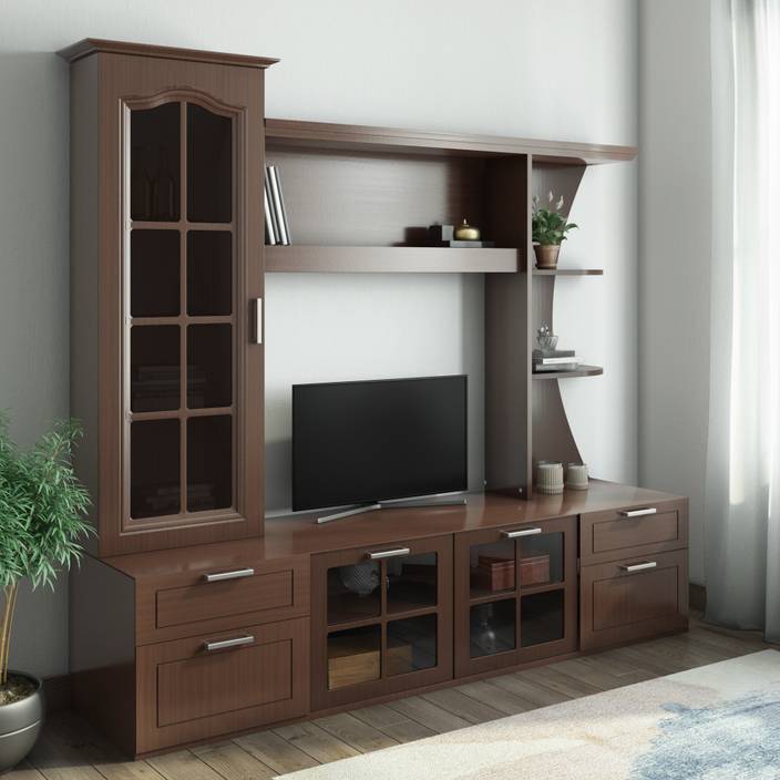 Hometown Mandrin Wallunit Engineered Wood Tv Entertainment Unit Hometown Mandrin Wallunit Engineered Wood Tv Entertainment Unit Finish Color Wenge