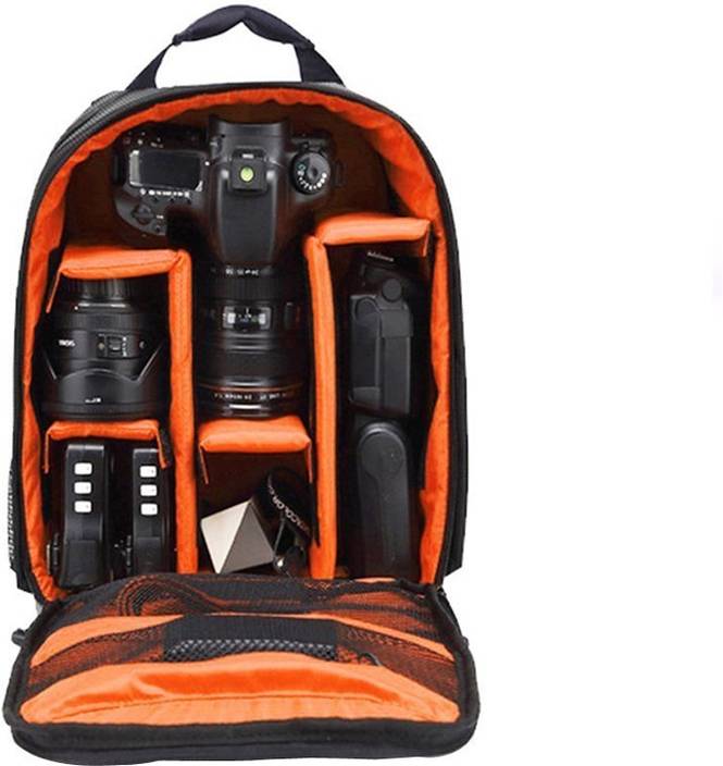 Smiledrive Waterproof Dslr Backpack Camera Bag Lens Accessories Carry Case For Nikon Canon Olympus Pentax Others Ideal Professional