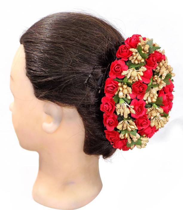 Majik Hair Accessories For Women Artificial Flowers Gajra