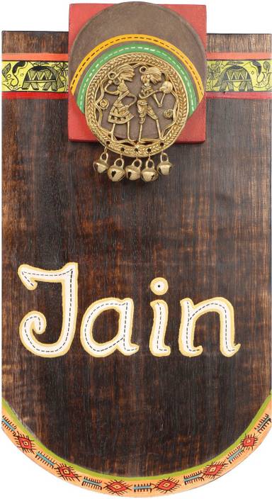 Artysta Wooden Traditional Home Decor Designer Wood Name Plate