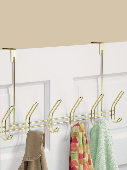 Office School Supplies Stainless Steel Over The Door Hanger Coat