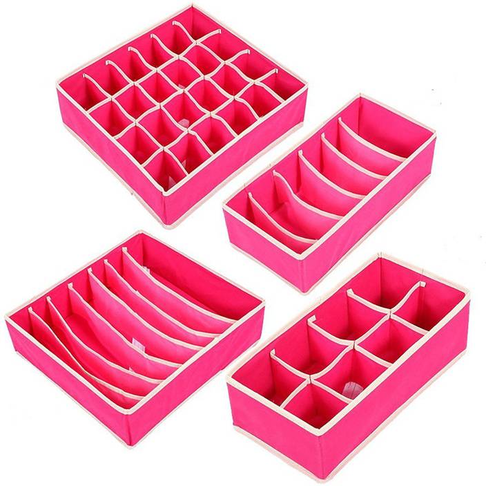 Gadget Bucket Foldable Fabric Drawer Organizer For Innerwear 30