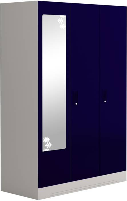 Godrej Interio Slimline 3 Door With Locker Metal Almirah Price In