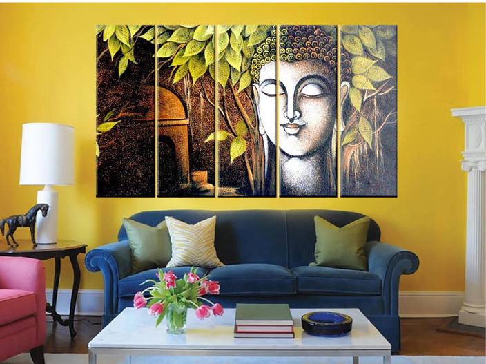 Kyara Arts Multiple Frames Buddha Digital Reprint 48 Inch X 30 Kyara Arts Multiple Frames Buddha