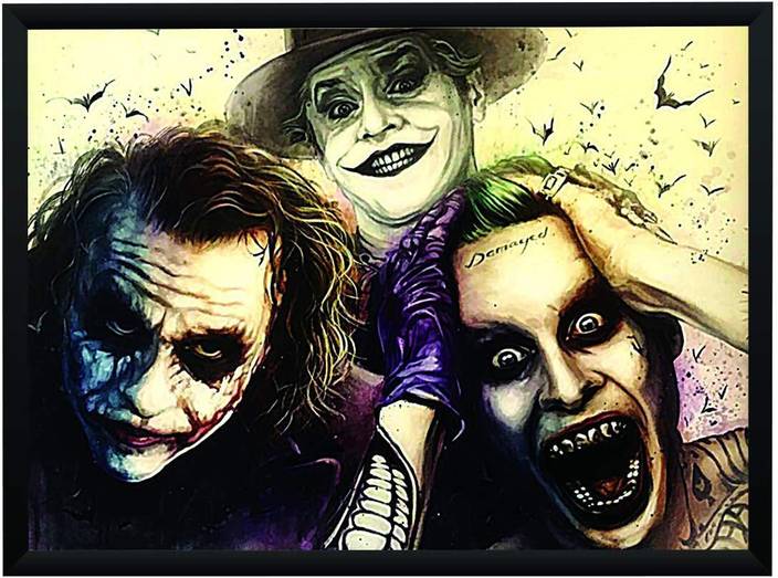 All 3 Main Jokers Heath Ledger Jack Nicholson And Jared Leto