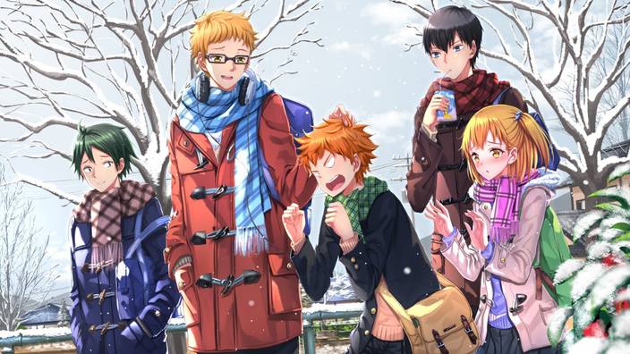 Athah Anime Haikyu Shōyō Hinata Tobio Kageyama Hitoka Yachi