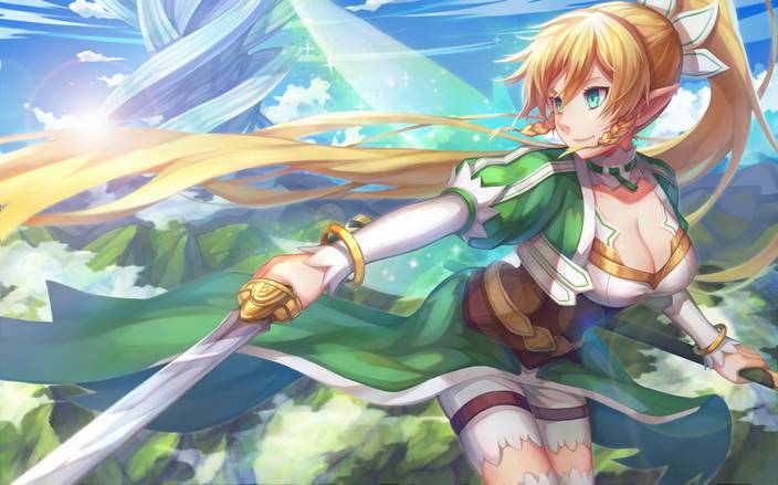 Athah Anime Sword Art Online Ii Sword Art Online Leafa 13 19