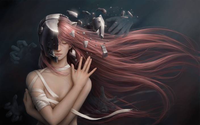 Athah Anime Elfen Lied Lucy 13 19 Inches Wall Poster Matte