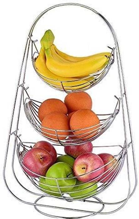 Impulse 3 Tier Fruit Vegetables Basket For Kitchen Impulse 3 Tier Fruit Vegetables Basket For Kitchen Dining Table