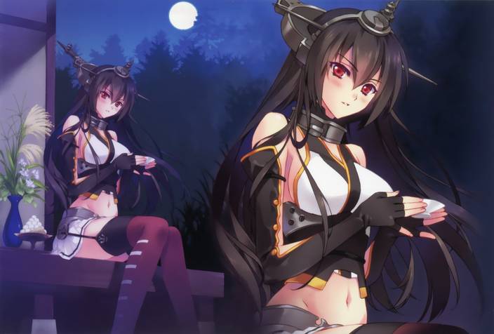 Athah Anime Kantai Collection Nagato 13 19 Inches Wall