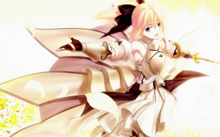 Athah Anime Fate Stay Night Fate Series Girl Saber Lily 13