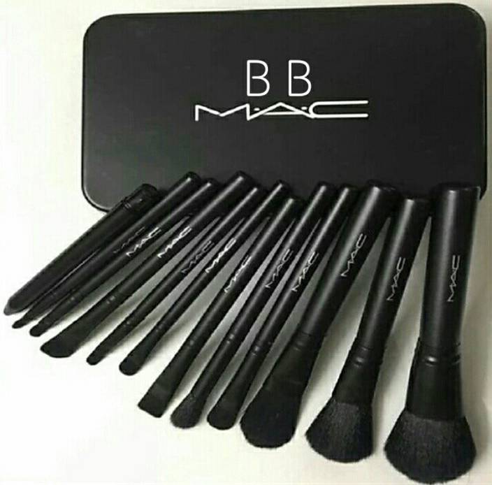 Bb Mac Imported Professional Original Washable Makeup Brushes Set Of