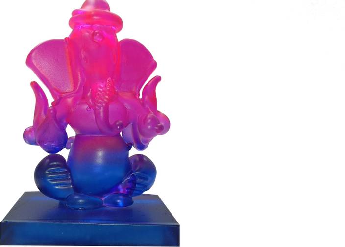 M Y Crystal Dualsided Ganesh Ji Beautiful Home Decor Car