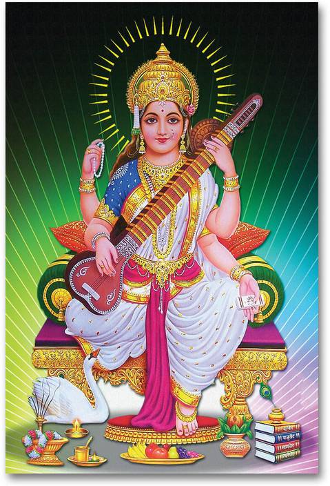 diwali poster maa saraswati
