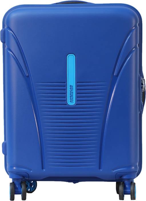 American Tourister Sky Tracer Hard Trolley 55 Cm Blue Cabin