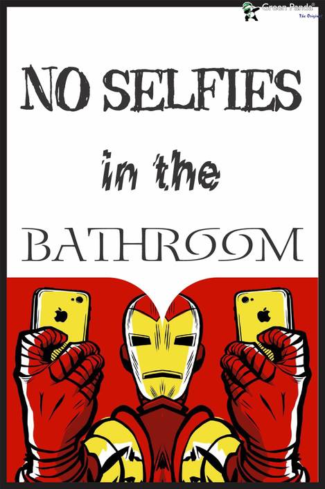 Funny Bathroom Posters Paper Print Jaskaran Singh Posters