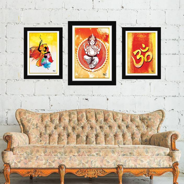 Bee Creative Ganesha 18 26 Inches Om 14 Maa Durga Bee Creative Ganesha 18 26 Inches Om 14 Maa Durga Ink Inch X Painting In India