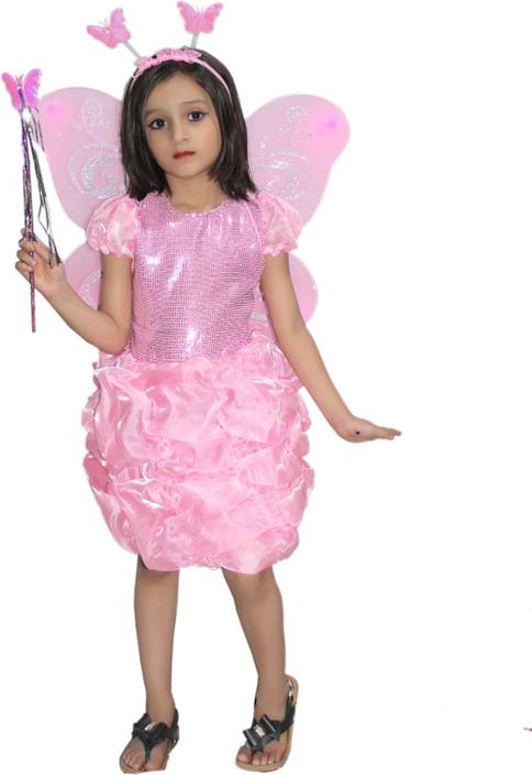 Kaku Fancy Dresses Butterfly Frock Costumes Fairy Teles Story