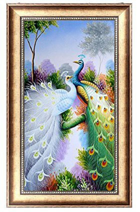 5d Diamonds Plated Embroidery Peacock Painting Home Bedroom