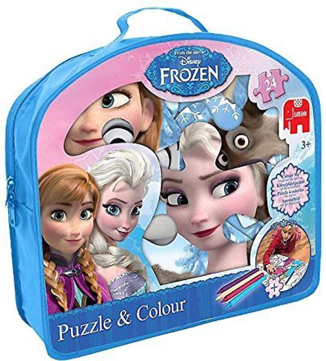 Jumbo Disney Frozen Giant And Colour Floor Jigsaw Puzzle 24 Piece