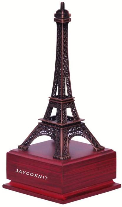 Jaycoknit Elite Copper Eiffel Tower Metal Decorative Table Top