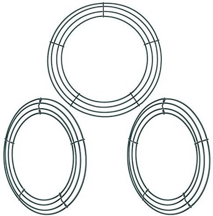 Genrc Sumind 3 Pack Wire Wreath Rings Wire Wreath Frame For New