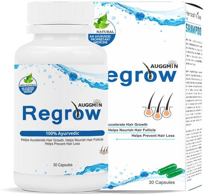 Auggmin Regrow Natural Ayurvedic Hair Regain Capsules Price In