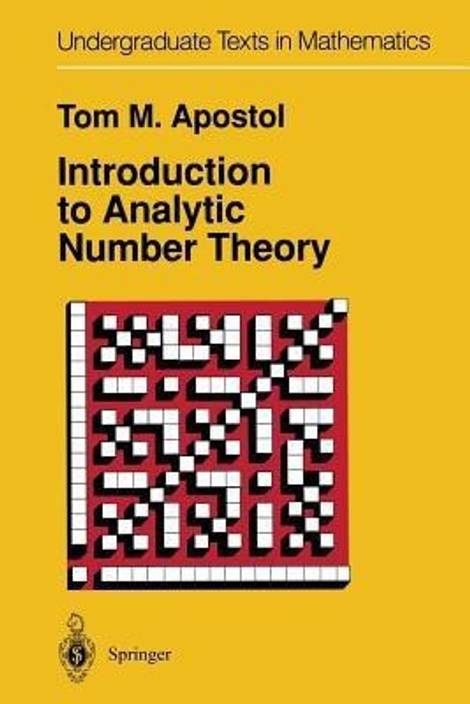 Introduction To Analytic Number Theory Buy Introduction To - 