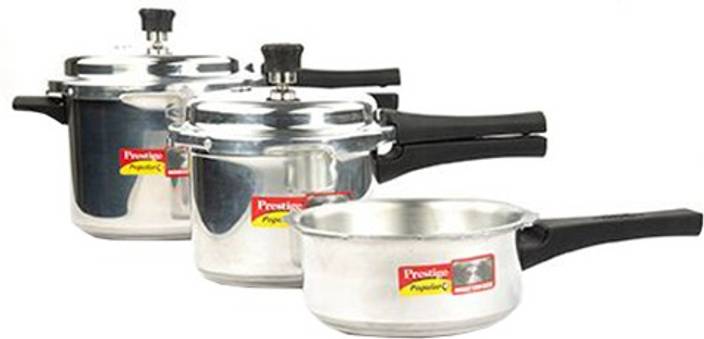 Prestige Popular Plus 2 L 3 L 5 L Pressure Cooker With Induction