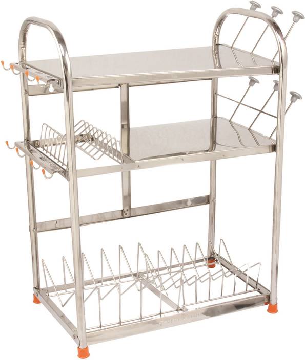 Amol Utensils Stand Stainless Steel Kitchen Rack Price In India