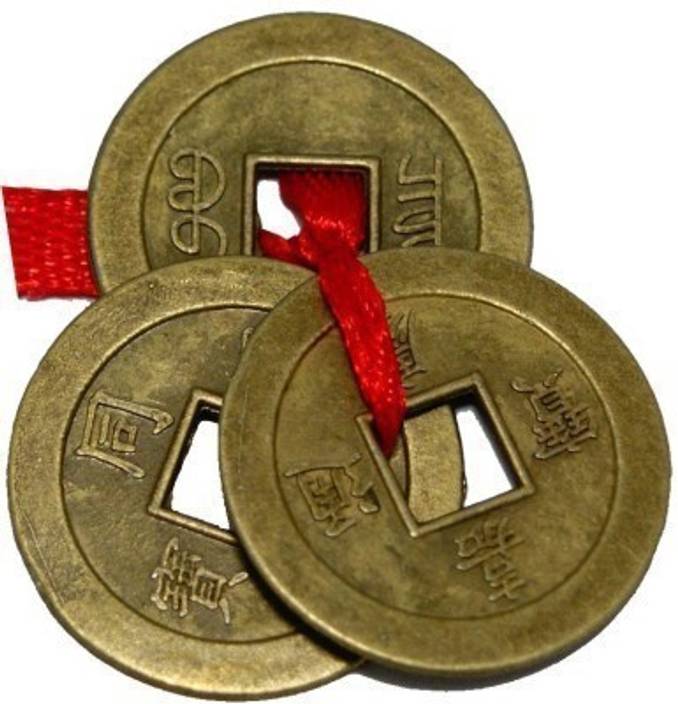 Kraftivity Feng Shui Chinese Lucky Coins For Wealth Prosperity Success Decorative Showpiece 2 5 Cm - 
