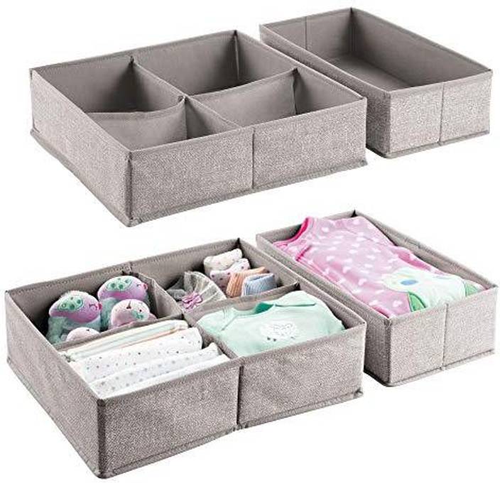 Mdesign Mdesign Soft Fabric Dresser Drawer And Closet Storage